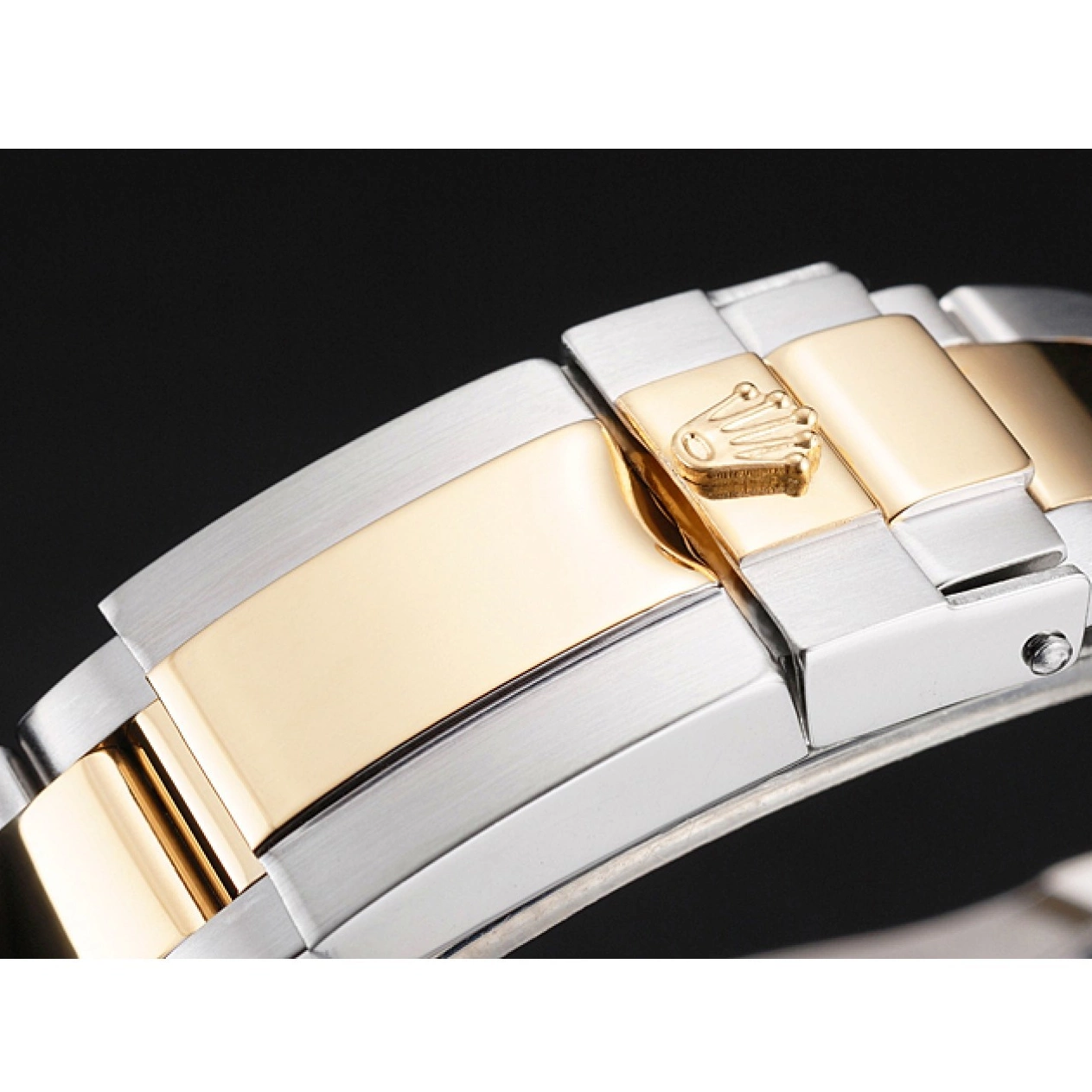 Aaa replica watch Yacht-Master Case Dial Swiss Bezel Gold Tone Steel Dial Two Gray Stainless Rolex 0723